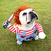 Pupoween Scary Doll Costume For Dogs